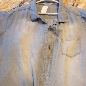 Jean Button Down Dress